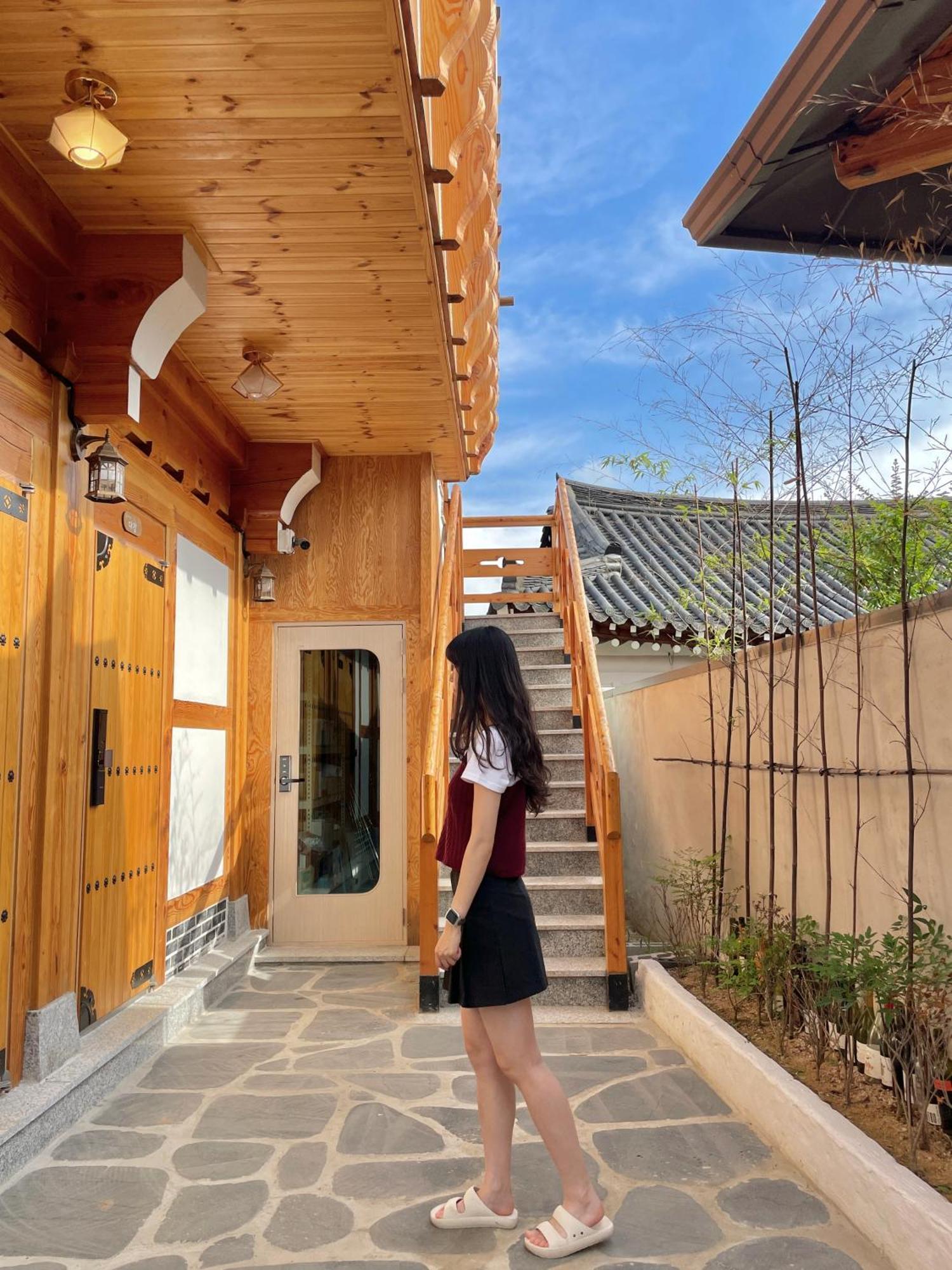 Hanok Stay Da-Ga-Gam คยองจู ภายนอก รูปภาพ